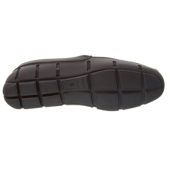 SWIMS Men’s Penny Loafers Slip-on Moccasin/Deck Shoes Size 10.5 Black/Orange - Picture 4 of 12